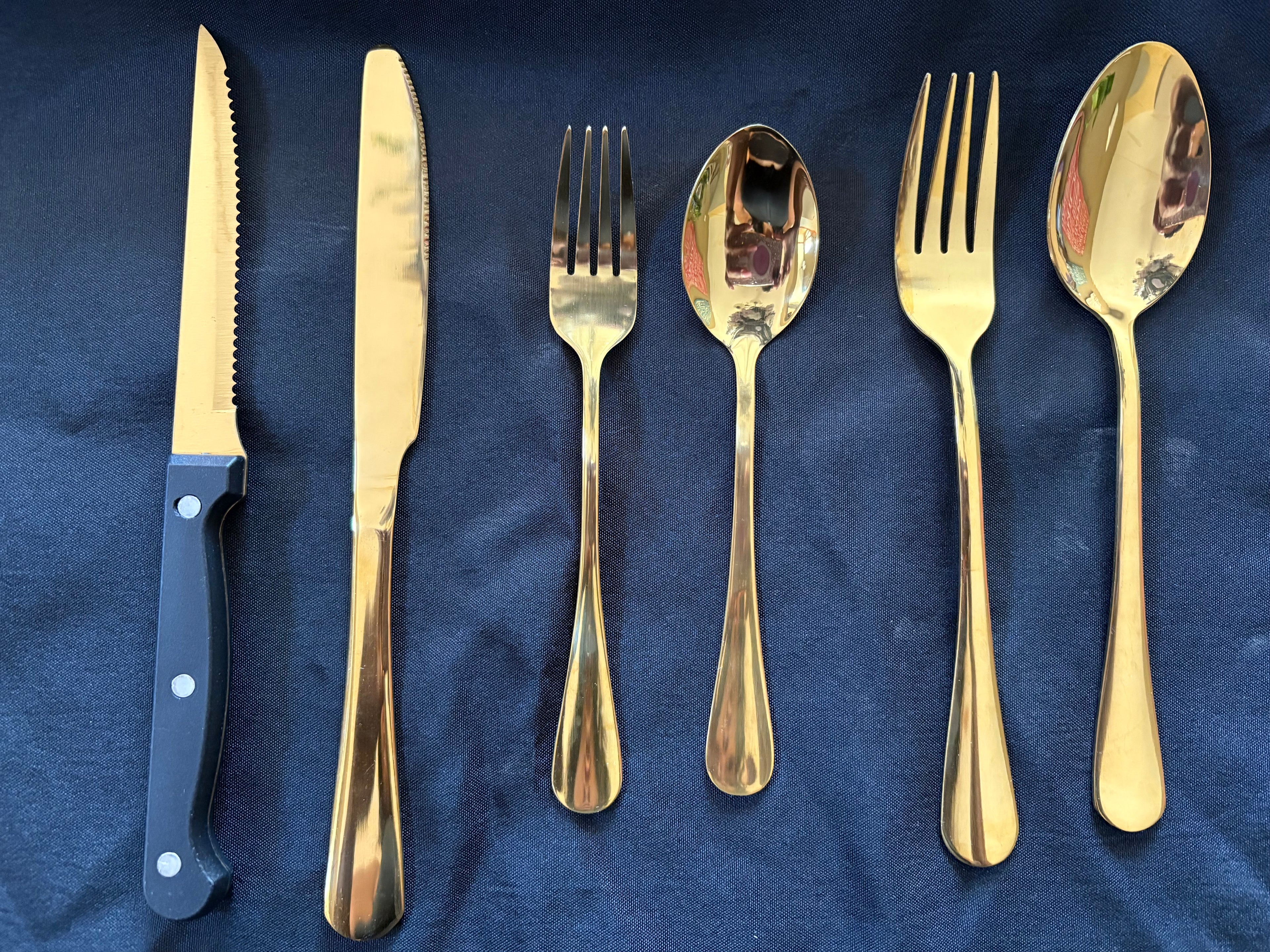 Gold Flatware